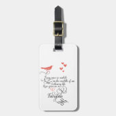 Ab und zu in einem normalen Leben. Gepäckanhänger (Vorderseite vertikal)