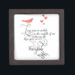 Ab und zu in einem normalen Leben. Kiste<br><div class="desc">Ab und zu in einem normalen Leben. Liebe gibt uns eine Märchen. Niedlicher Vintager Vogel schöne Whimsiktypografie Minze und Korallenherzen</div>