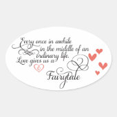 Ab und zu in einem normalen Leben. Ovaler Aufkleber (Vorderseite)