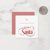 Ab Weihnachtsfeiertag Mini-Karte Mitteilungskarte (Vorderseite/Rückseite Beispiel)