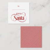 Ab Weihnachtsfeiertag Mini-Karte Mitteilungskarte (Vorne/Hinten)