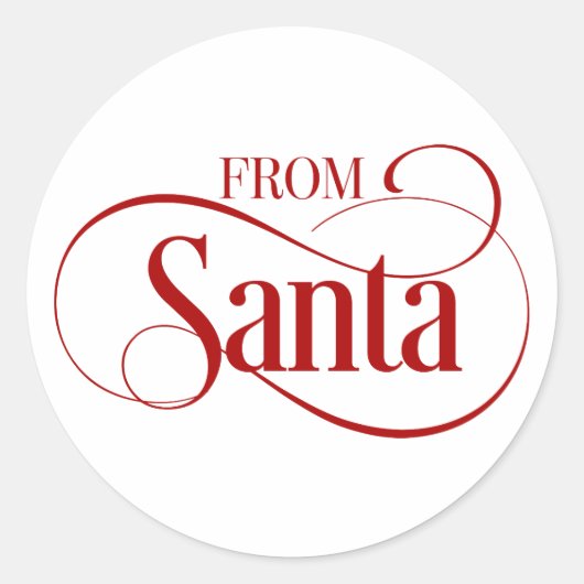Ab Weihnachtsfeiertag-Round-Aufkleber des Weihnach Runder Aufkleber (Vorderseite)
