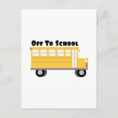 Ab zur Schule Postkarte (Vorderseite)