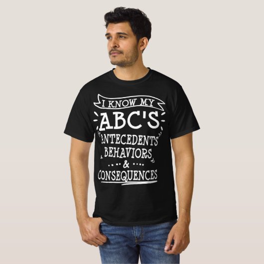 ABA Angewandter Verhaltenstherapeut Funny Danke An T-Shirt (Vorne ganz)