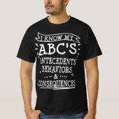 ABA Angewandter Verhaltenstherapeut Funny Danke An T-Shirt (Vorderseite)