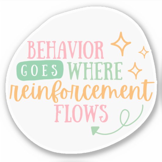 ABA-Aufkleber, Behavior Tech, BCBA, ABA-Geschenk, Aufkleber (Vorderseite)