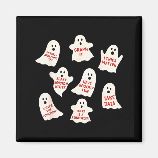 Aba Halloween Behavior Fall Applied Behavior Ysis Magnet (Vorne)