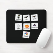 Aba Halloween Special Education Teacher Behavior Y Mousepad (Mit Mouse)