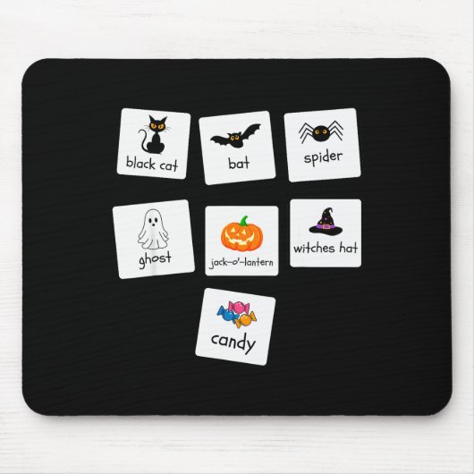 Aba Halloween Special Education Teacher Behavior Y Mousepad (Vorne)