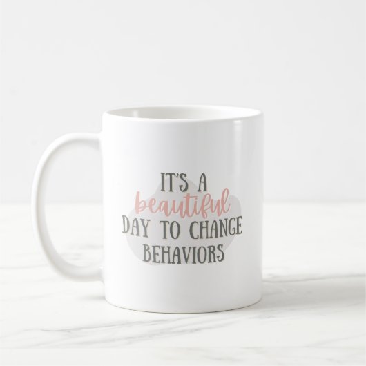 ABA-Tasse, Verhaltensanalyse-Geschenk, ABA-Geschen Kaffeetasse (Links)