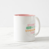ABA-Tasse, Verhaltensanalyse-Tasse, ABA-Geschenk Zweifarbige Tasse (VorderseiteRechts)