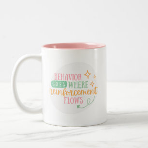 ABA-Tasse, Verhaltensanalyse-Tasse, ABA-Geschenk Zweifarbige Tasse