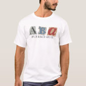 ABA-Text T-Shirt (Vorderseite)