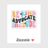 ABA Therapeut, Autismus Bewusstsein, ADHD Aufkleber (Blatt)