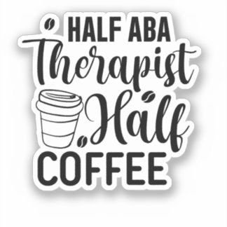 ABA-Therapeut, Kaffeelieferung, Sprechtherapie, BC Aufkleber