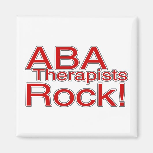 ABA Therapeut Rock Magnet (Vorne)