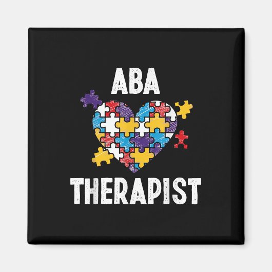 Aba Therapist Training Verhalten Analyst Autismus  Magnet (Vorne)