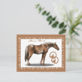 Abaco Barb Postkarte (Stehend Vorderseite)