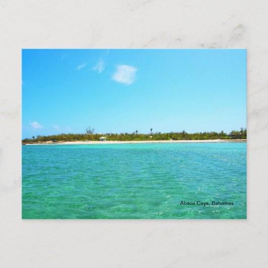 Abaco Cays Postkarte (Vorderseite)