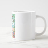 Abaco-Inseln-Urlaubsplakat Jumbo-Tasse (Rechts)