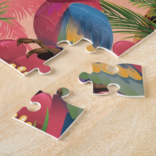 Abaco-Inseln-Urlaubsplakat Puzzle (Seite)