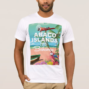 Abaco-Inseln-Urlaubsplakat T-Shirt