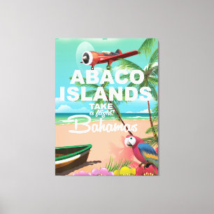 Abaco-Inseln Urlaubsposter Leinwanddruck