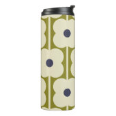 Abacus Blume Lined Eyelet Olive and Blue Thermosbecher (Nach links gedreht)