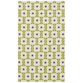 Abacus Blume Lined Eyelet Olive and Blue Tischdecke (Vorderseite)