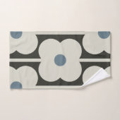 Abacus Blume Powder Blue - Retro Badhandtuch Set (Handtuch)