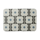 Abacus Blume Powder Blue - zeitgenössischer Charme Badematte (Vorderseite)