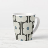 Abacus Blume Powder Blue - zeitgenössischer Charme Milchtasse (Rechte Ecke)