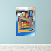 Abacus erster Computer Leinwanddruck (Insitu (Holzboden))