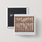 Abacus-Illustration Button (Vorne & Hinten)