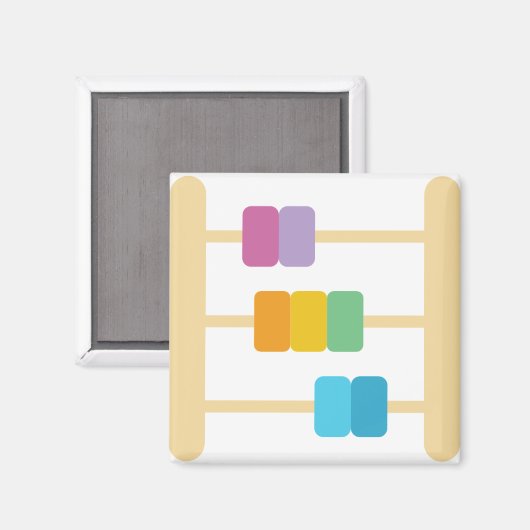 Abacus Magnet (Vorderseite/Rückseite)