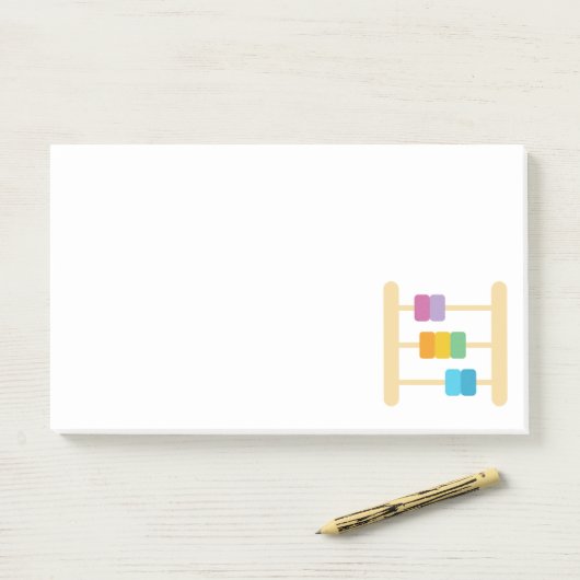 Abacus Post-it Klebezettel (Auf Schreibtisch)