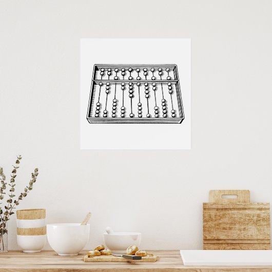 Abacus Poster (Küche)