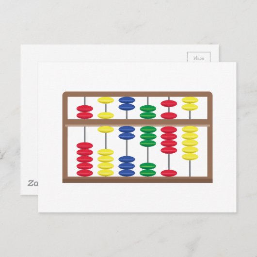 Abacus Postkarte (Vorne/Hinten)