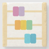 Abacus Steinuntersetzer (Vorderseite)