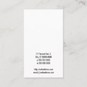 Abacus Visitenkarte (Rückseite)