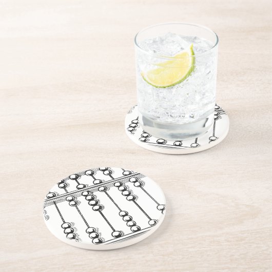 Abakus Sandstein Untersetzer (Seite)