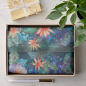 Abalone Blumengarten Dekoupage Seidenpapier (Geschenk)