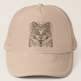 Abalone Cat Hat Truckerkappe