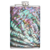 Abalone entworfen Vinyl Wrapped Flask Flachmann (Vorderseite)