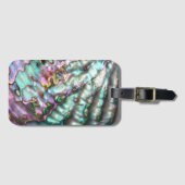 Abalone gestalteter Gepäckanhänger (Vorderseite (Horizontal))