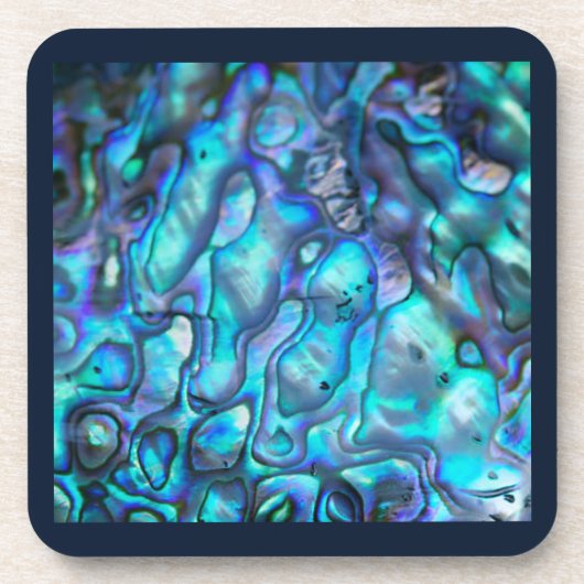 Abalone harte Kunststoff-Untersetzer Getränkeuntersetzer (Vorderseite)