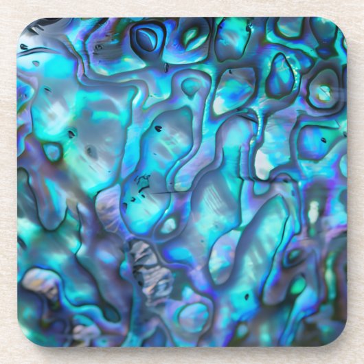 Abalone harter Kunststoff-Untersetzer Getränkeuntersetzer (Vorderseite)
