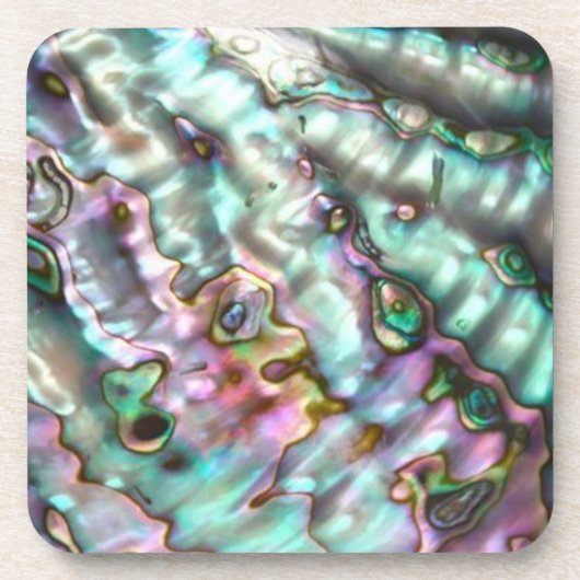 Abalone-Kunststoff-Untersetzer Getränkeuntersetzer (Vorderseite)