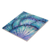 Abalone Muschel Abstraktes Muster Fliese (Seite)