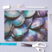 Abalone-Muschel Abstraktes Muster Seidenpapier (Handwerk)